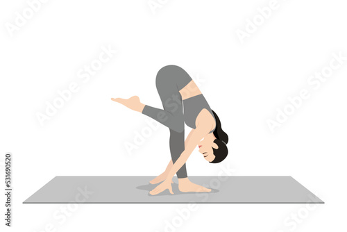 Humble Flamingo Pose