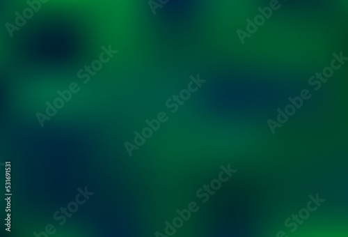 Light Green vector blurred and colored background.