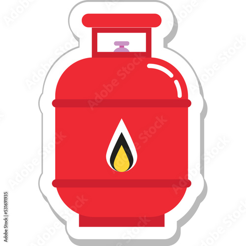 cylinder Colored Vector icon