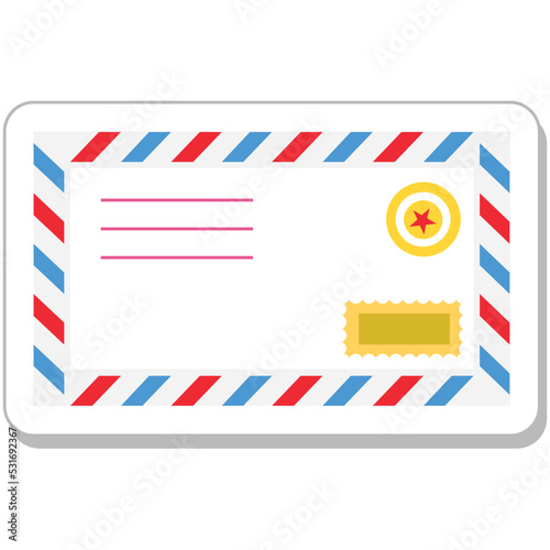 Mail Colored Vector Icon