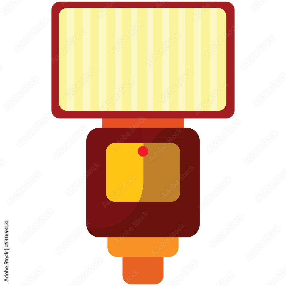 Camera flash icon. Subtable to place on cinematography, photography, etc. Camera flash icon. Subtable to place on cinematography, photography, etc.