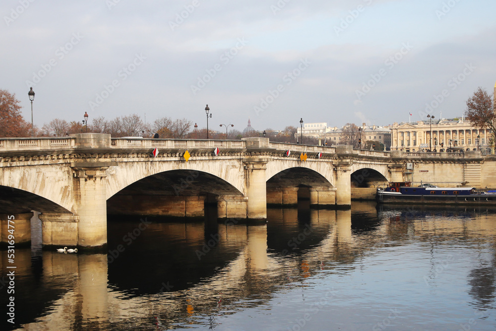 The bridge of Concorde in Paris, France	

