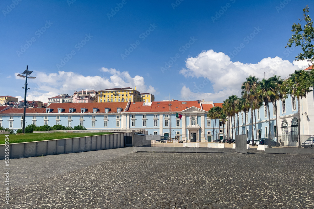 Doca da Caldeirinha in Lisbon, Portugal