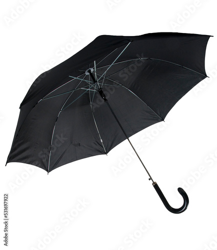 black open umbrella 