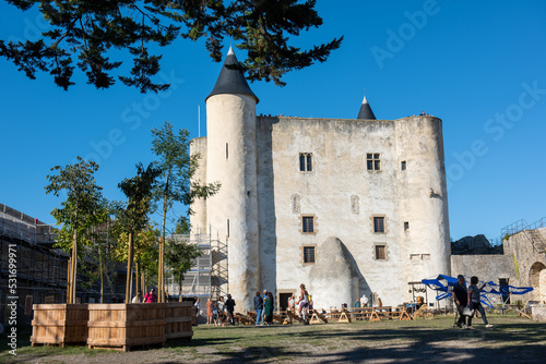 chateau donjon de noirmoutier en l'ile.