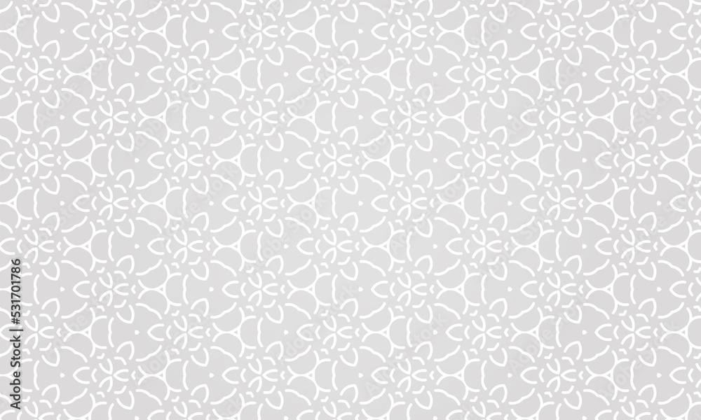Seamless repeat geometric flower line design illustration Seamless repeat geometric flower line design illustration