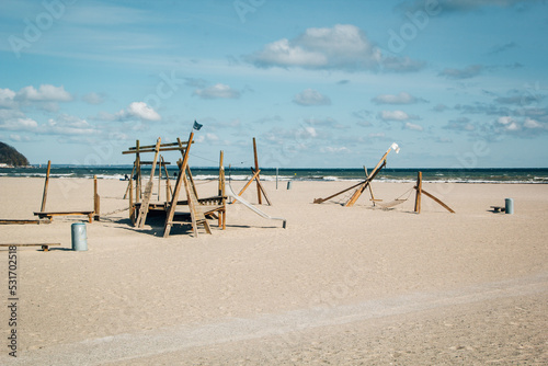 Spielplatz am Strand, Ostsee
