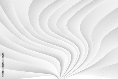 wave art 3d curve abstract geometric gray white color background silver stripes lines presentation