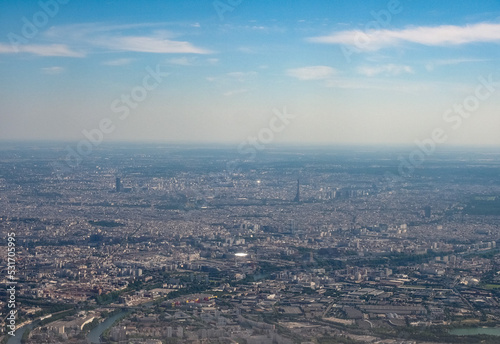 Aerial view of Paris © Claudio Divizia
