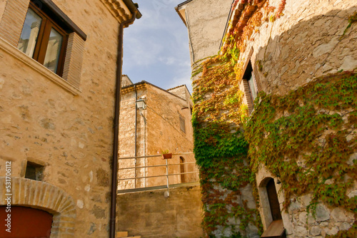 Fototapeta Naklejka Na Ścianę i Meble -  Borgo medievale di Castrovalva, Abruzzo, Italy