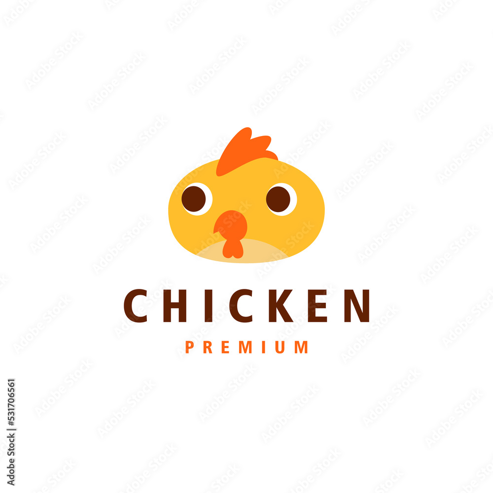 fried chicken food premium logo mascot ninja fried chicken food premium logo mascot ninja