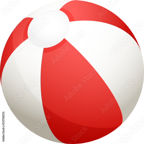 beach ball isolated