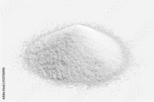 Abstract white powder in white background