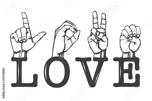 Love Dactylology