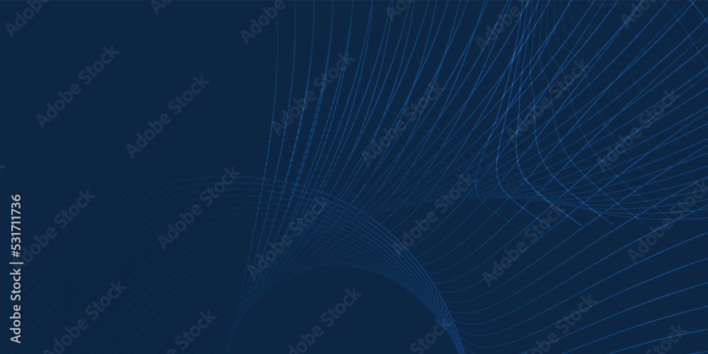 Fototapeta premium Blue background with lines