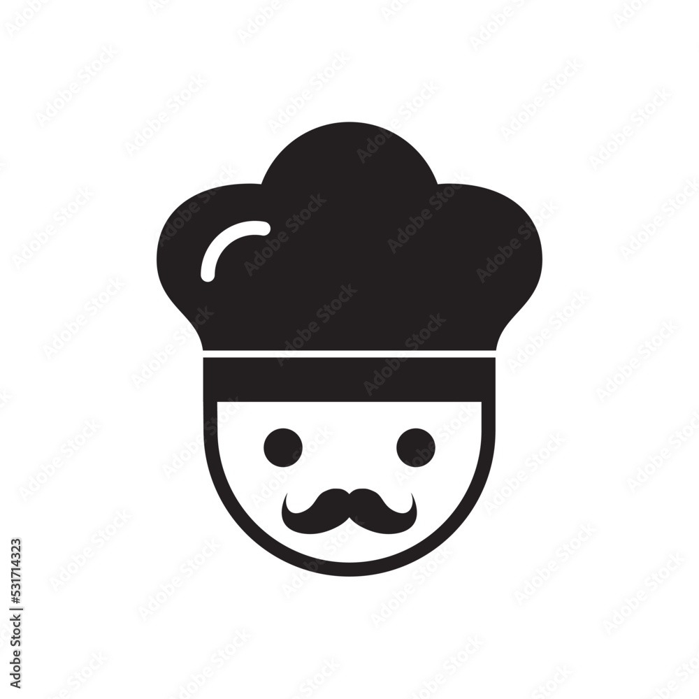 Chef Hat Master Icon Vector Illustration Flat Design Trendy Chef Hat Master Icon Vector Illustration Flat Design Trendy