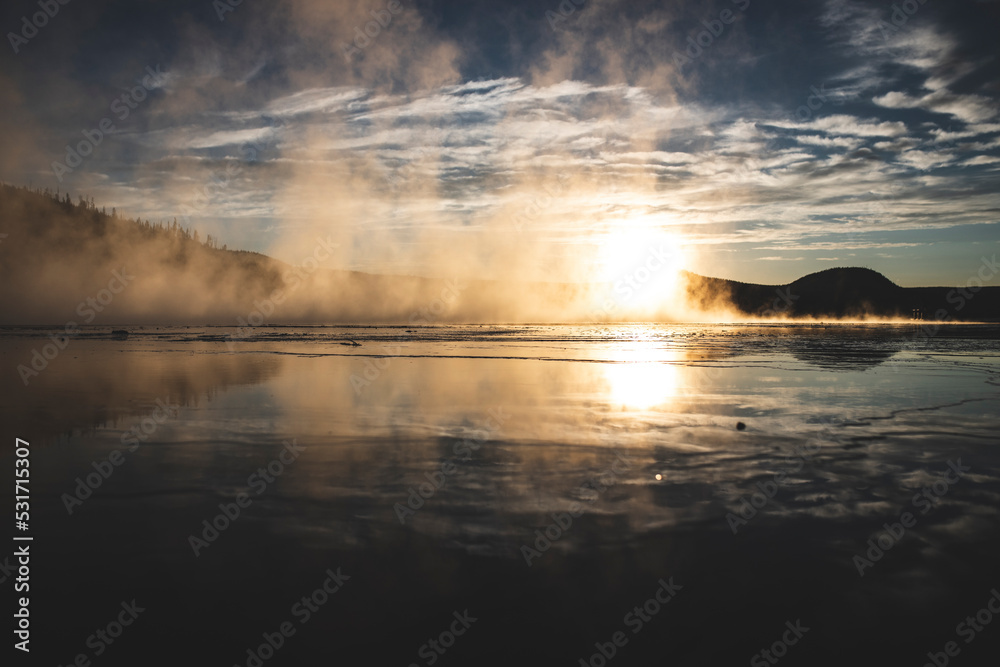steaming ssunset steaming ssunset