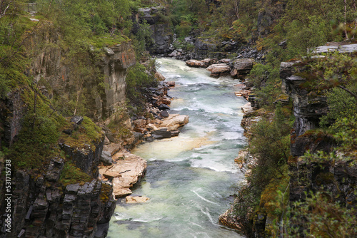 Flusslauf in Norwegen