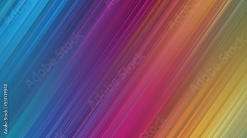 abstract vibrant slanting lines background. gradient design wallpaper. graphic illustration with speedily style texture and geometric strips pattern 3D illustration (1)