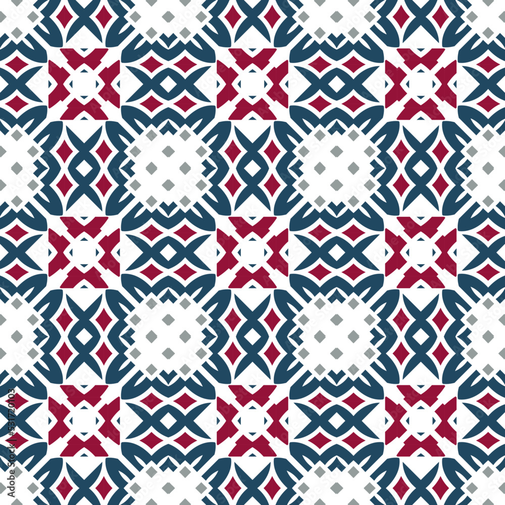 Geometric pattern. Seamless vector background. Ethnic graphic design.