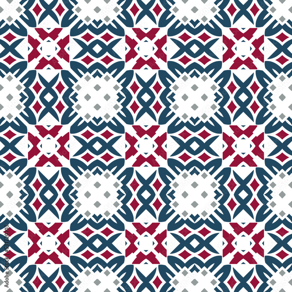 Geometric pattern. Seamless vector background. Ethnic graphic design.