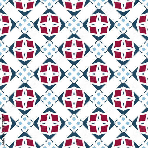 Geometric pattern. Seamless vector background. Ethnic graphic design.