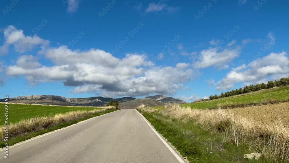 driving on the road, vacation, travel concept