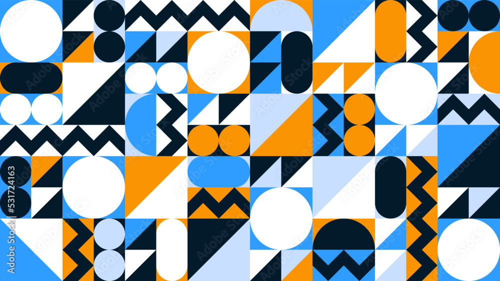 Abstract Geometric Vector Background