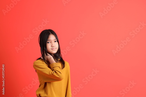 Colorful Asian Kid