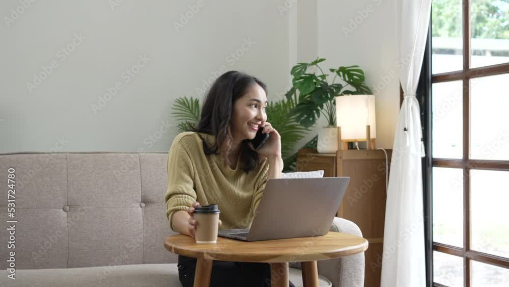 Young pretty asian woman relax on holiday at home. Young pretty asian woman relax on holiday at home.