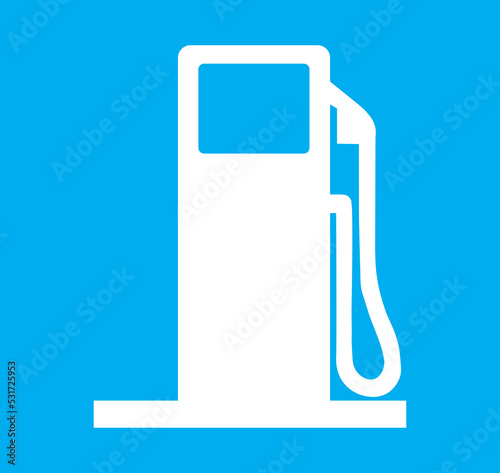 Petrol Pump icon. Petrol gasoline pump station icon.