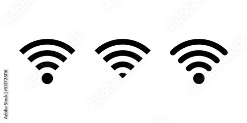 Wifi Icon Set for mobile apps