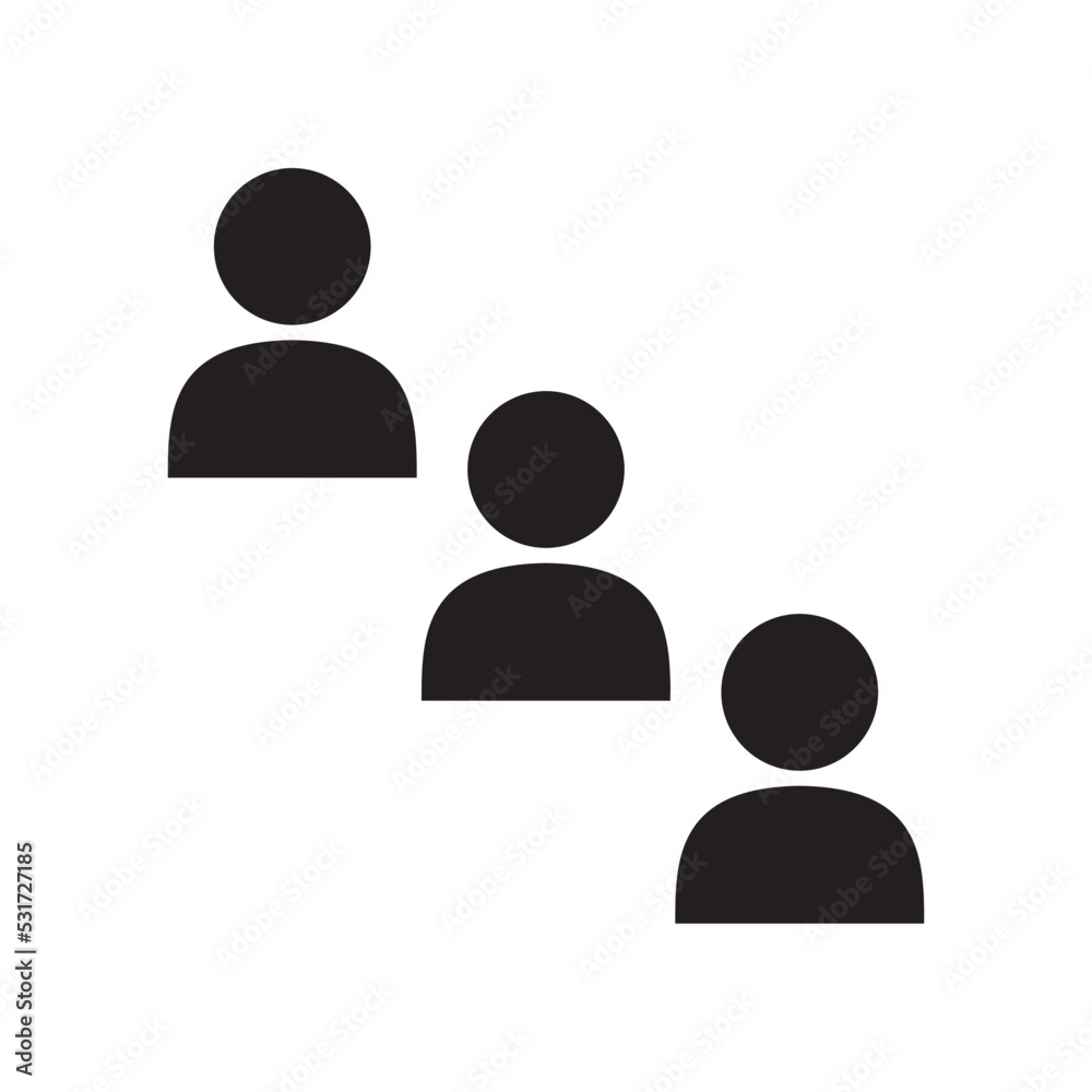 People Icon Vector Illustration Flat Design People Icon Vector Illustration Flat Design