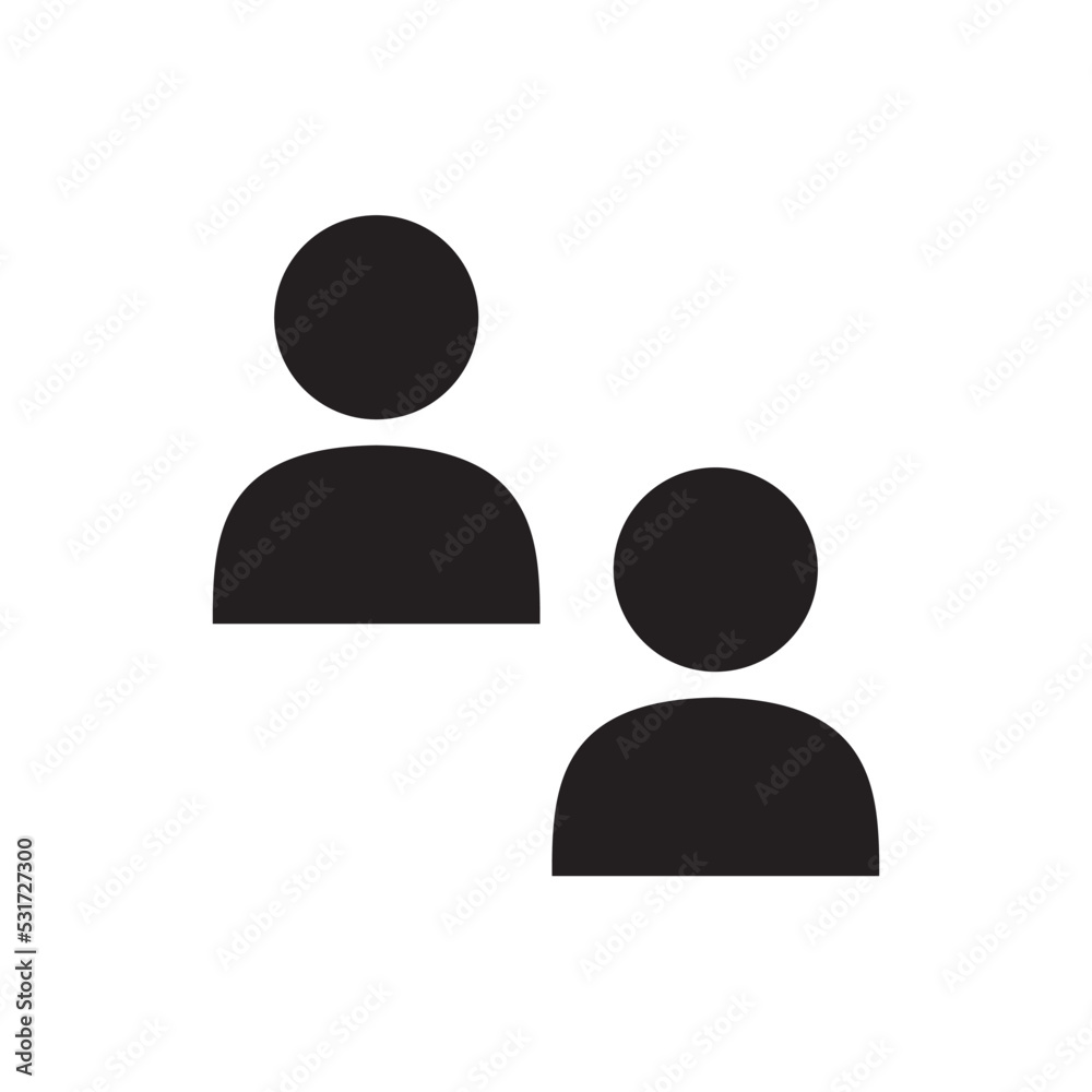 People Icon Vector Illustration Flat Design People Icon Vector Illustration Flat Design