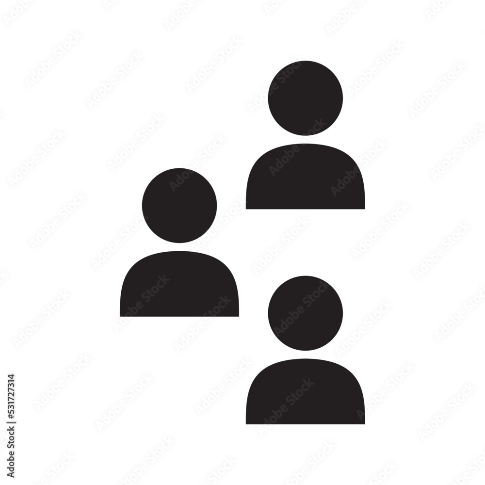 People Icon Vector Illustration Flat Design People Icon Vector Illustration Flat Design