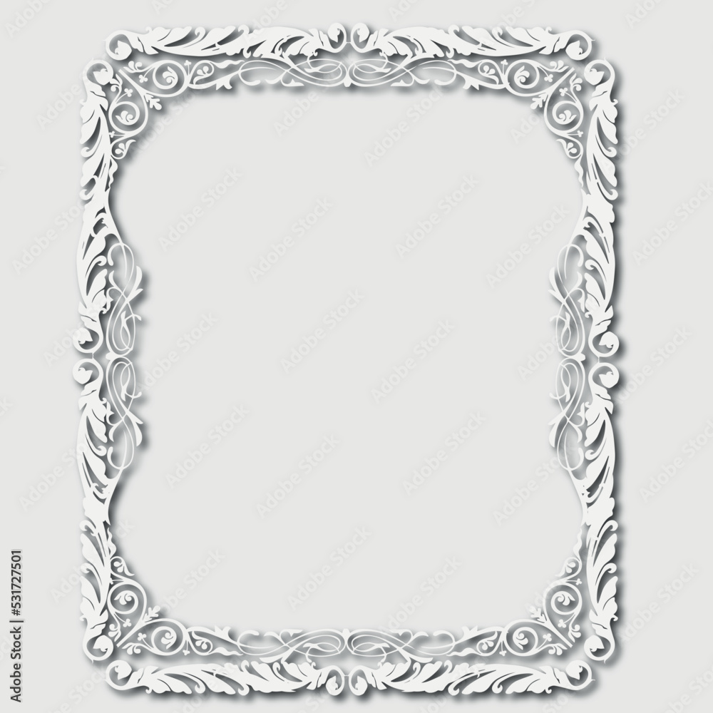 Frame, in the style of an ornament, Vector illustration eps 10, Art. Frame, in the style of an ornament, Vector illustration eps 10, Art.