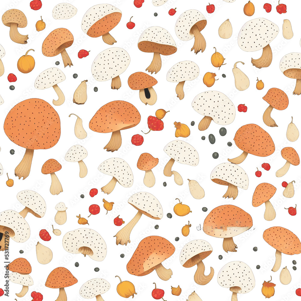 mushrooms, autumn, png, transparent, seamless, mushrooms, autumn, png, transparent, seamless,