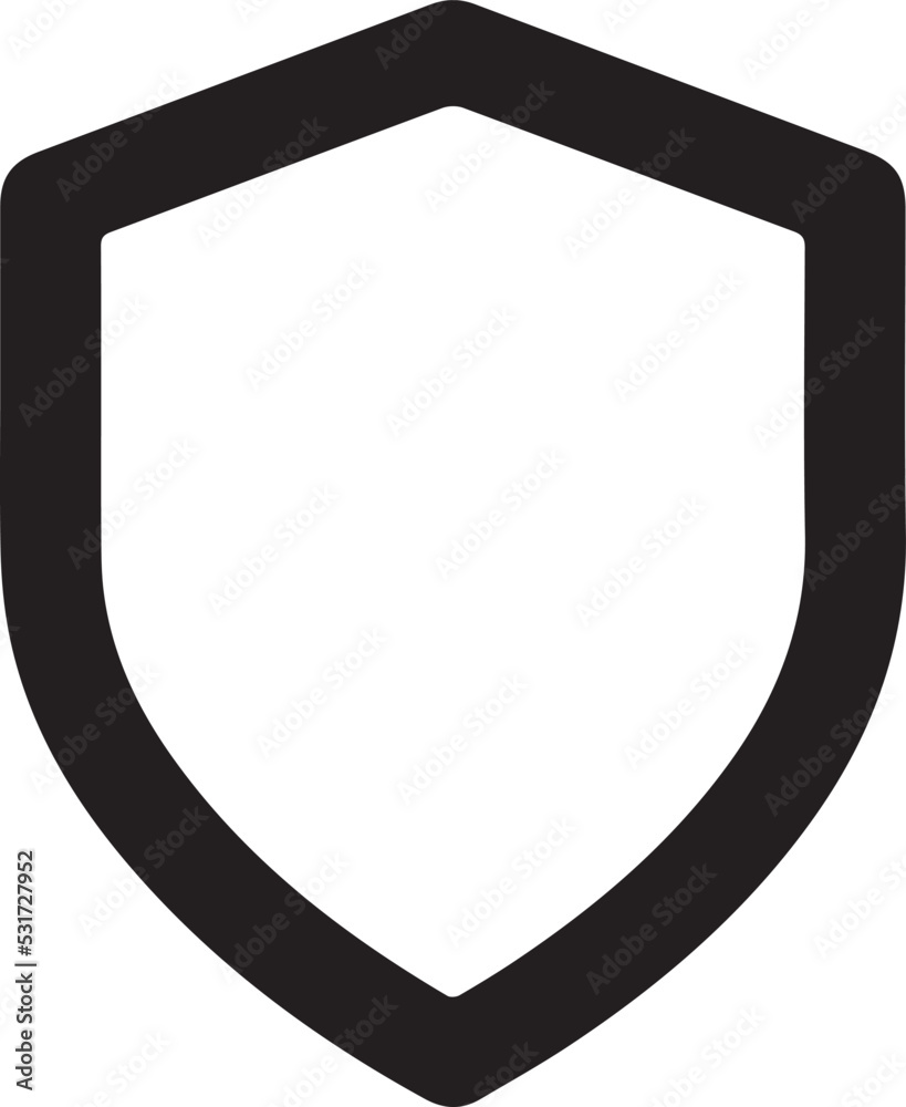 Shield Icon in trendy flat style isolated on grey background. Shield symbol for your web site design, logo, app, UI. Vector illustration Shield Icon in trendy flat style isolated on grey background. Shield symbol for your web site design, logo, app, UI. Vector illustration