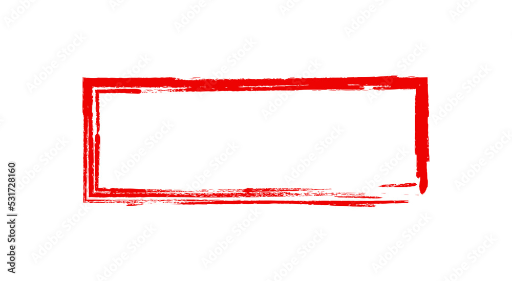 Czerwona postrzępiona ramka Czerwona postrzępiona ramka