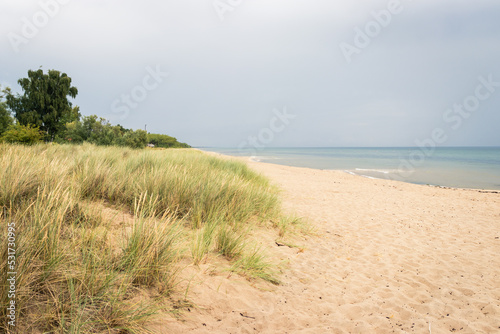 Sweden sand dunes beach horizon 