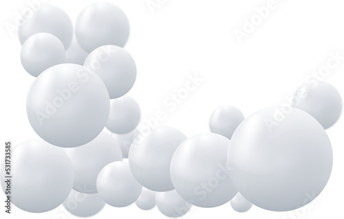 Abstract white and grey background design with blurred bokeh effect. Cool vector background template.