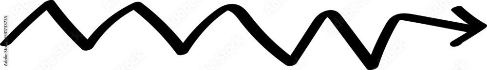 Arrow Line Sign Doodle Line Arrow Line Sign Doodle Line