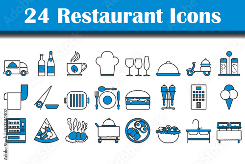 Restaurant Icon Set