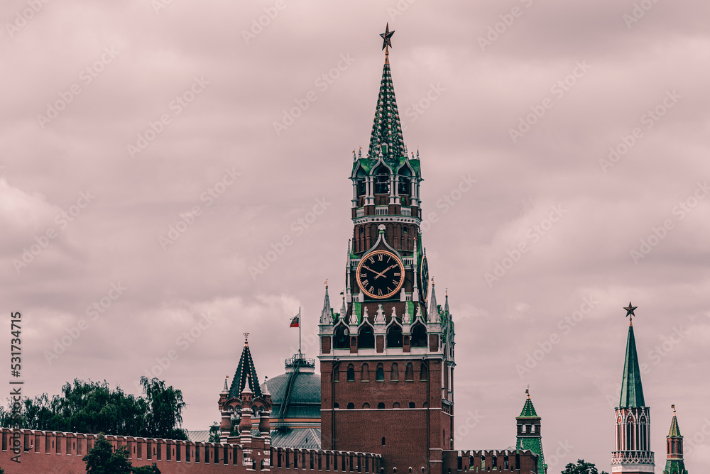 The cityscape (streetscape, townscape) of Moscow and Red Square The cityscape (streetscape, townscape) of Moscow and Red Square