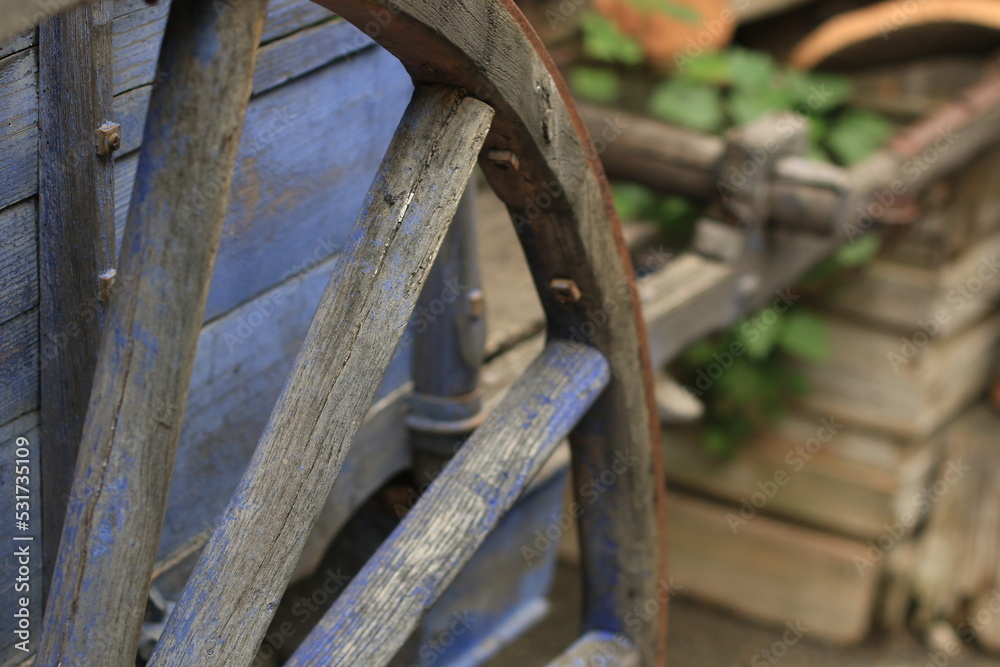 old wooden gate