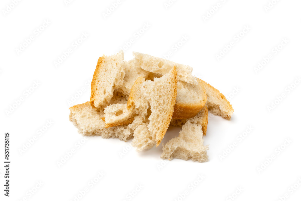 Supermarket Bread Loaf Pieces, White Dliced Bread Supermarket Bread Loaf Pieces, White Dliced Bread