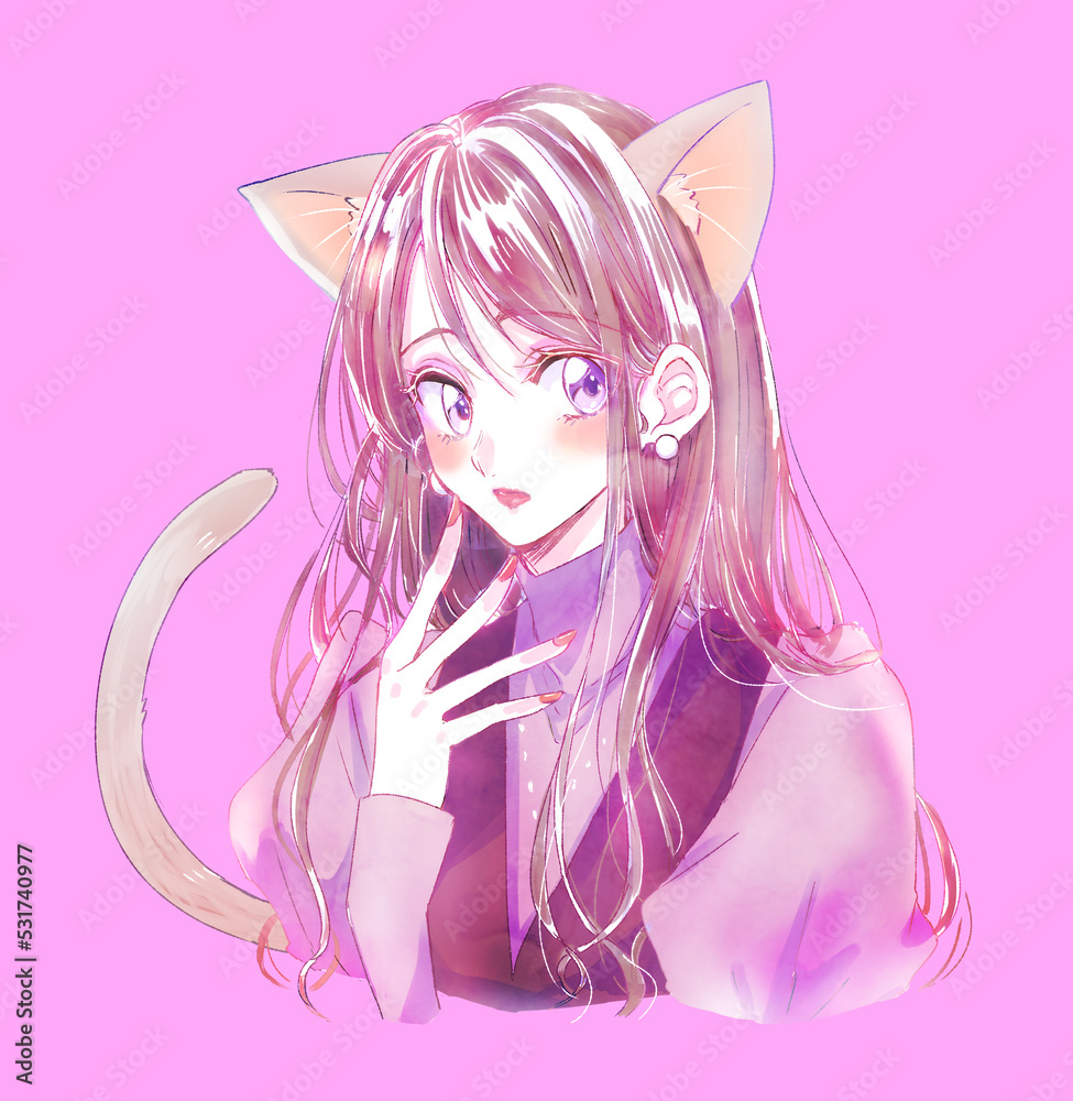 小動物系女子　猫耳　しっぽ