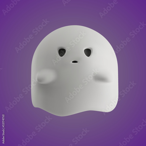 Cute 3d ghost