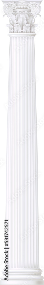 Obraz premium Classic style column.Architectural elements.