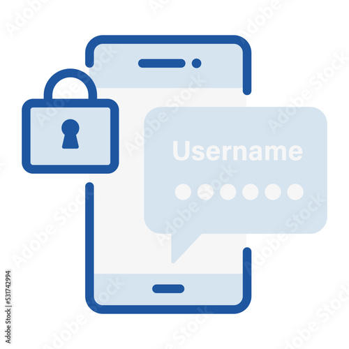 2fa  Two-factor authentication  Otp  One-time password  Online security on the Internet  Vector illustration flat icon